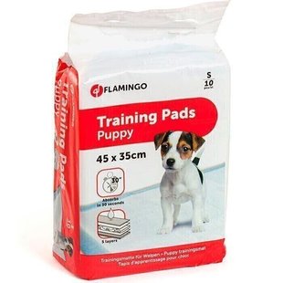 Flamingo TRAINING PADS PUPPY - одноразові пелюшки для цуценят - M Petmarket