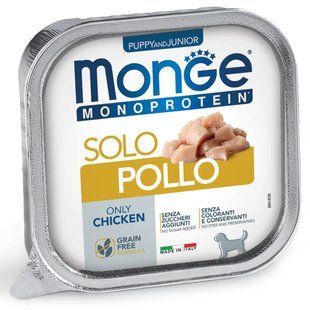 Monge Monoprotein Puppy Solo Chicken &ndash; консервы для щенков с курицей &ndash; 150 г Petmarket