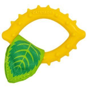 Catstages Lemon Teether Yellow - Кетстейджес Лимон - іграшка для котів  з ароматом котячої м'яти  Petmarket