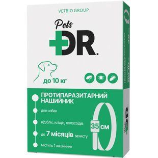 DR.Pets - протипаразитарний нашийник для собак маленьких порід вагою до 10 кг - 35 см Petmarket