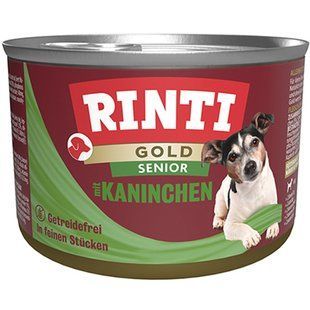 Rinti Gold Senior mit Kaninchen - Ринти Голд Кролик - беззерновой влажный корм для пожилых собак Petmarket
