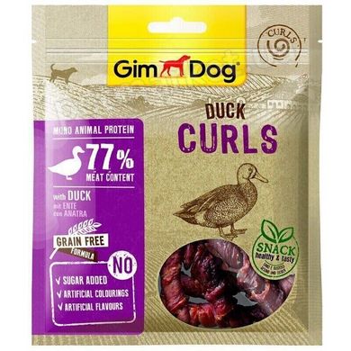 Gimpet SUPERFOOD Duck Curls - беззерновые мясные спиральки для собак (утка) Petmarket