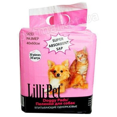 Lilli Pet DOGGY PADS - одноразовые пеленки для собак - 60х60 см, 30 шт. Petmarket