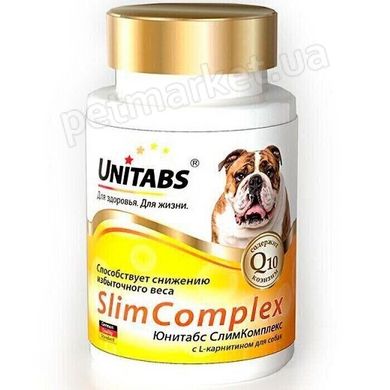 Unitabs SLIM COMPLEX - вітамінно-мінеральна добавка для собак з надмірною вагою Petmarket