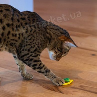 Catstages Lemon Teether Yellow - Кетстейджес Лимон - игрушка для кошек с ароматом кошачьей мяты  Petmarket