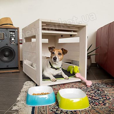 Ferplast DOG HOME Medium - дерев'яний будиночок для собак середніх і дрібних порід РОЗПРОДАЖ % Petmarket