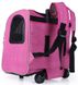 Do Do Pet LINNO - Лінно - візок-рюкзак для собак і котів - Яскраво-рожевий %