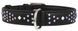 Collar GLAMOUR Стрази - шкіряний нашийник для собак - 38-49 см, Чорний % РОЗПРОДАЖ Petmarket