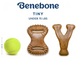 Benebone Puppy Pack - набір з 2 міцних жувальних іграшок зі смаком бекону для цуценят вагою до 7 кг