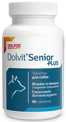 Dolfos DolVit Senior Plus вітамінно-мінеральний комплекс для літніх собак - 90 табл. % Petmarket