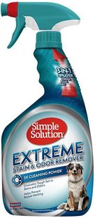 Simple Solution Extreme Stain and Odor Remover - засіб для нейтралізації запахів і видалення стійких плям тварин Petmarket