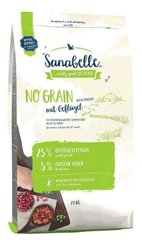 Sanabelle NO GRAIN - беззерновой корм для чувствительных кошек (домашняя птица) - 10 кг % Petmarket