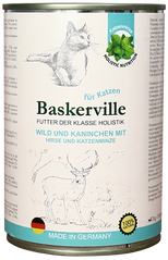 Baskerville Holistic Wild und Kaninchen - Оленина/Кролик - консерви для кішок - 400 г % Petmarket