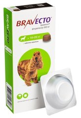 БРАВЕКТО M - таблетка от блох и клещей для собак 10-20 кг % Petmarket