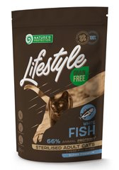 Nature's Protection Lifestyle GF White Fish Sterilised корм для стерилизованных котов и кошек (белая рыба) - 7 кг % Petmarket