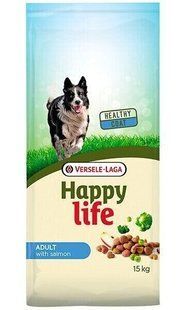 Happy Life ADULT with Salmon - корм для собак всіх порід (курка/лосось) - 15 кг Petmarket