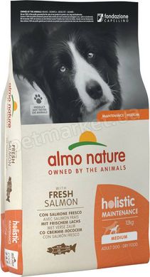 Almo Nature Holistic Maintenance Medium корм для собак средних пород (лосось) - 12 кг Petmarket