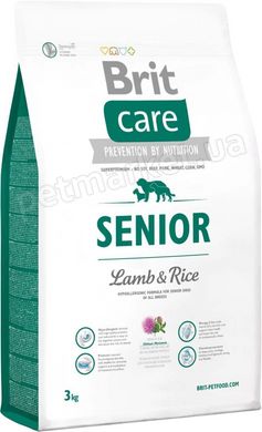 Brit Care SENIOR ALL BREED Lamb & Rice - корм для літніх собак усіх порід (ягня/рис) - 3 кг Petmarket