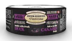 Oven-Baked Tradition DUCK Grain Free - влажный беззерновой корм для кошек (утка) - 156 г х6 шт Petmarket