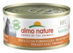 Almo Nature HFC Natural Курица/сыр - влажный корм для кошек, 70 г Petmarket