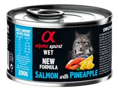 Alpha Spirit Adult Cat Salmon & Pineapple - консервы для кошек (лосось/ананас) Petmarket