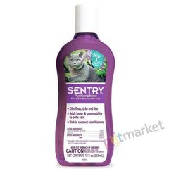 Sentry PURRSCRIPTIONS Flea & Tick Shampoo - шампунь от блох и клещей для кошек Petmarket