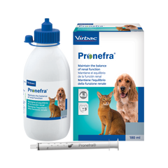 Virbac Pronefra - Вірбак Пронефра - харчова добавка при нирковій недостатності у собак та котів, 180 мл Petmarket