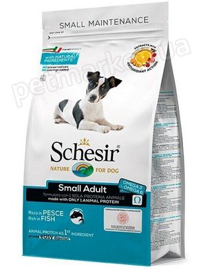 Schesir DOG SMALL ADULT Fish - монопротеиновый корм для собак мелких пород (рыба) - 2 кг Petmarket