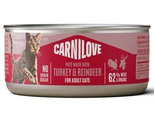 Carnilove TURKEY & REINDEER - вологий корм для котів (індичка/північний олень) Petmarket
