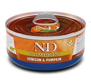 Farmina N&D Grain Free Pumpkin Venison Adult - консервы для кошек (оленина/тыква) - 70 г Petmarket