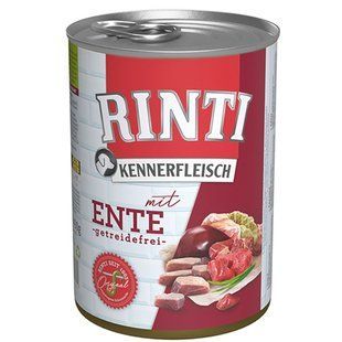 Rinti Kennerfleisch mit Ente - Ринти Утка - беззерновой влажный корм для собак Petmarket