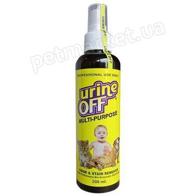 Urine Off MULTI-PURPOSE - засіб для знищення запаху і плям органічного походження - 200 мл Petmarket