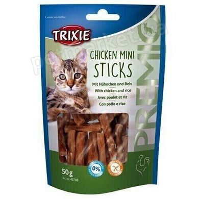 Trixie Premio MINI STICKS - лакомства для кошек (курица/рис) Petmarket