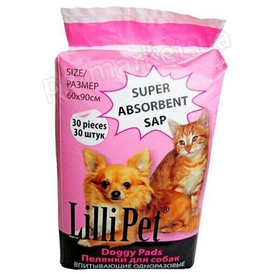 Lilli Pet DOGGY PADS - одноразовые пеленки для собак - 60х90 см, 30 шт. Petmarket