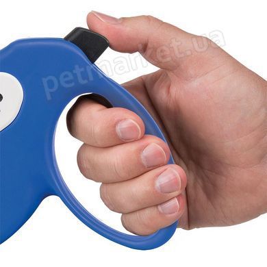 Ferplast AMIGO TAPE - поводок-рулетка зі стрічкою для собак - сірий, Mini Petmarket