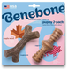 Benebone Puppy Pack 2 - набір з 2 міцних жувальних іграшок зі смаком бекону для цуценят вагою до 7 кг