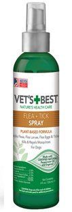 Vet's Best FLEA + TICK Spray - спрей від бліх, кліщів та москітів для собак - 236 мл Petmarket