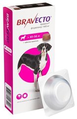 БРАВЕКТО XL - таблетка від бліх і кліщів для собак 40-56 кг % Petmarket