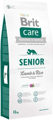 Brit Care SENIOR ALL BREED Lamb & Rice - корм для пожилых собак всех пород (ягненок/рис) - 3 кг Petmarket