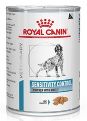 Royal Canin SENSITIVITY CONTROL - Сенситивити Контрол - влажный лечебный корм для собак при пищевой непереносимости (курица) - 420 г Petmarket