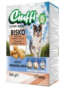 Ciuffi Bisko Adult Medium & Large - ласощі для собак середніх та великих порід з куркою - 500 г Petmarket