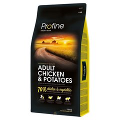 Profine Adult Chicken & Potatoes - корм для собак всех пород (курица/картофель) - 15 кг Petmarket