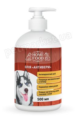 Home Food АНТИВЕРМ - натуральная добавка против гельминтов для собак - 500 мл Petmarket