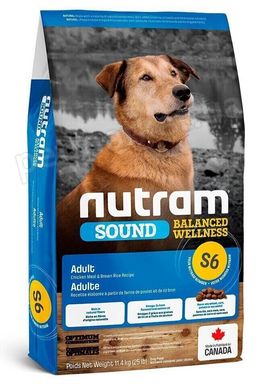 Nutram SOUND Adult - корм холистик для собак (курица/рис) - 20 кг % Petmarket