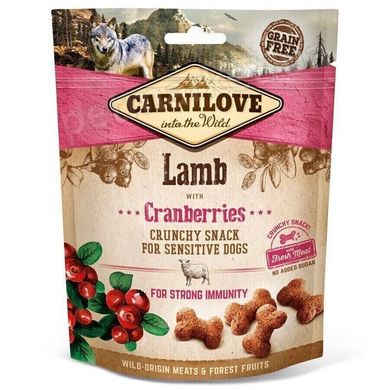 Carnilove Dog Crunchy LAMB With CRANBERRIES - ласощі для собак (ягня/журавлина) Petmarket