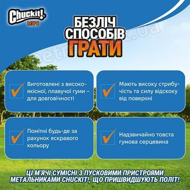 Chuckit! Ultra Ball - большой мяч для средних и крупных пород собак Petmarket
