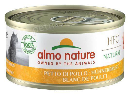 Almo Nature HFC Natural Куриная грудка влажный корм для котов - 150 г Petmarket