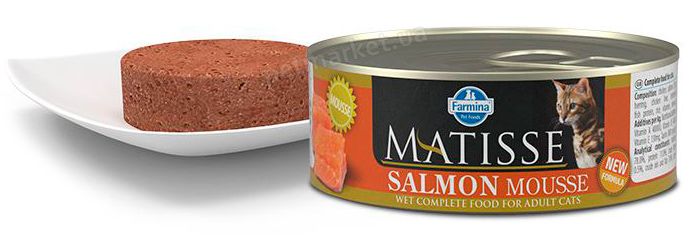 MATISSE Salmon влажный корм для кошек, мусс с лососем - 85 г Petmarket
