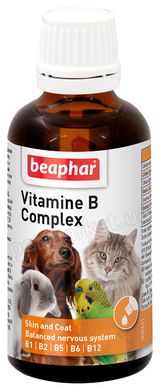 Beaphar VITAMIN B Complex - вітамін В для всіх домашніх тварин - 50 мл Petmarket