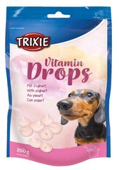 Trixie VITAMIN DROPS - вітамінні дропси з йогуртом - ласощі для собак - 200 г Petmarket